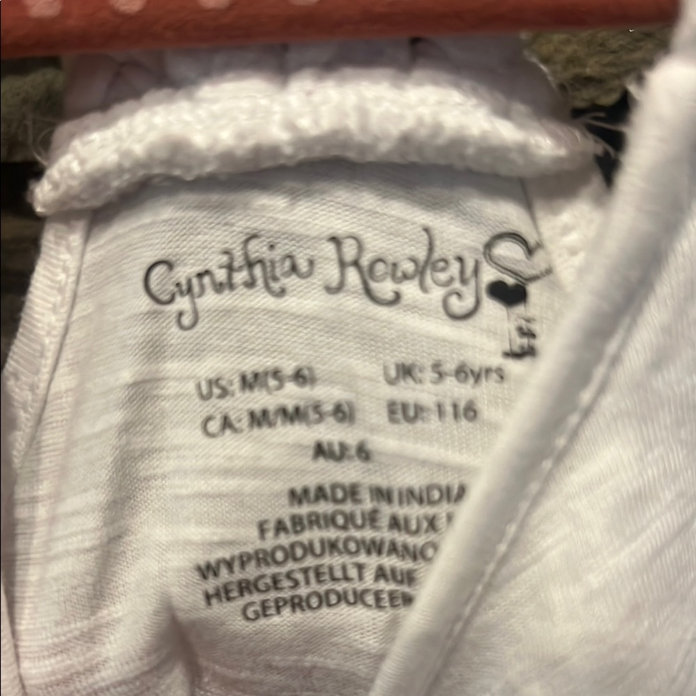Cynthia Rowley-White Sleeveless Graphic Tank Top!!!!!! - Picture 3 of 8